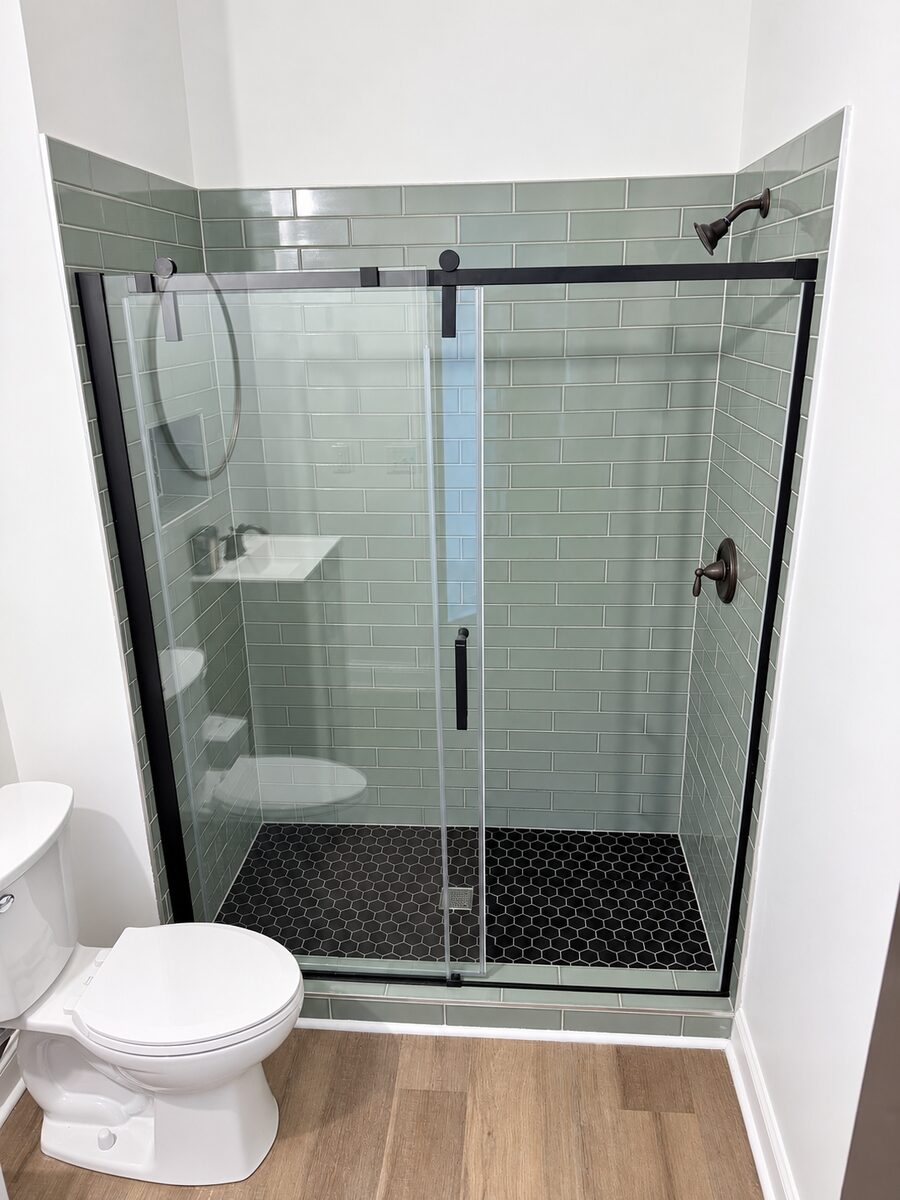 Subway Tile Shower by RMU Construction Group